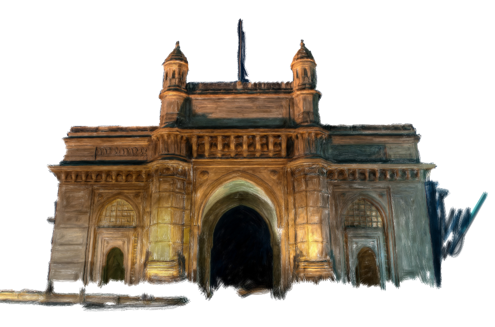 Gateway of India India MUMBAI tourism paint Maharashtra Citylife