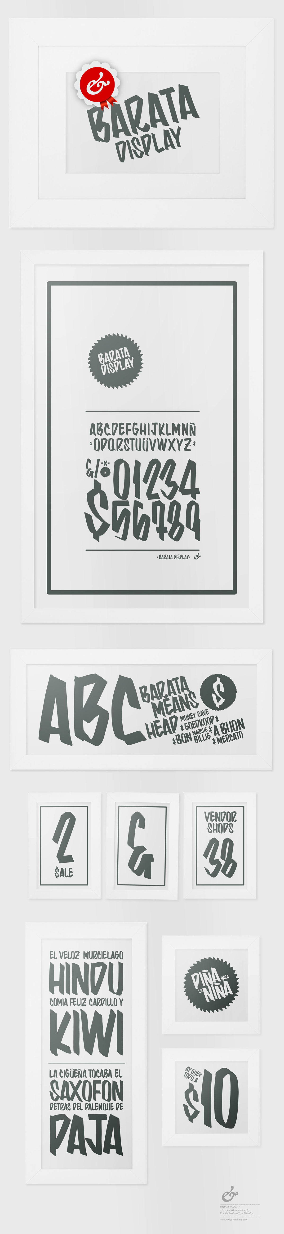 Free font  typography arellano mexico type lettering