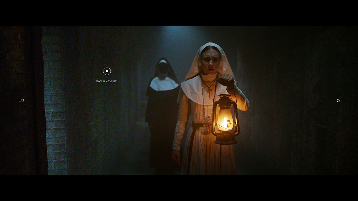 the nun movie AWWWARDS webgl horror Scary Film  