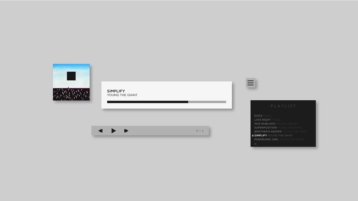 aiaiai headphones modular playlist music UI ux editorial design  art direction  design