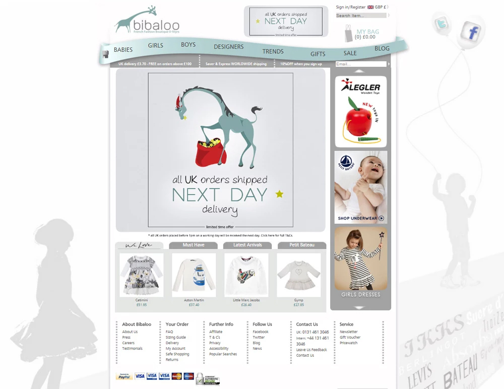 digital marketing kids fashion marketing   newsletters Web kids Retail