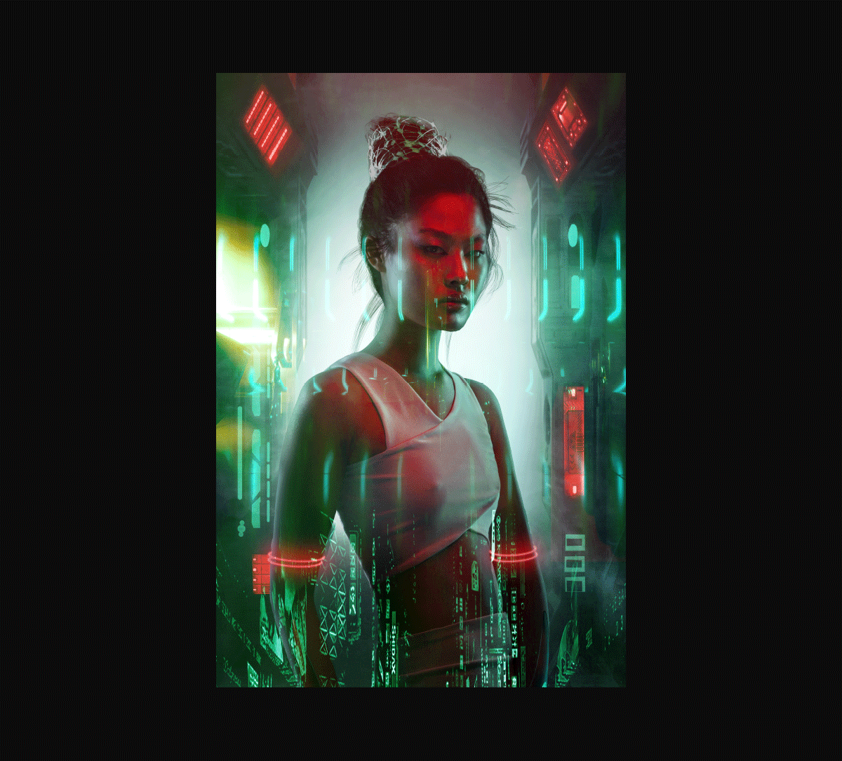 design digital Experience fx graphic Photography  poster retouch Sci Fi