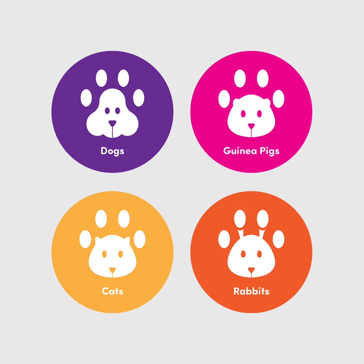 superfried 4 legged friends Logo Design branding  Animal Therapy charity identity ILLUSTRATION  graphic design  manchester