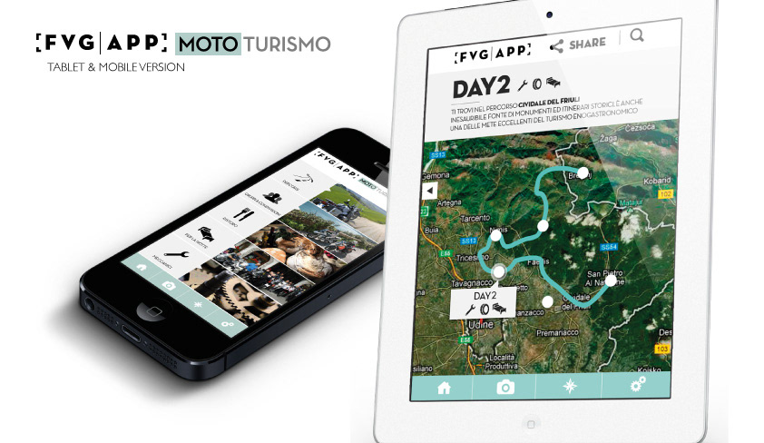 app ios android graphic Layout tourism Turismo Italy