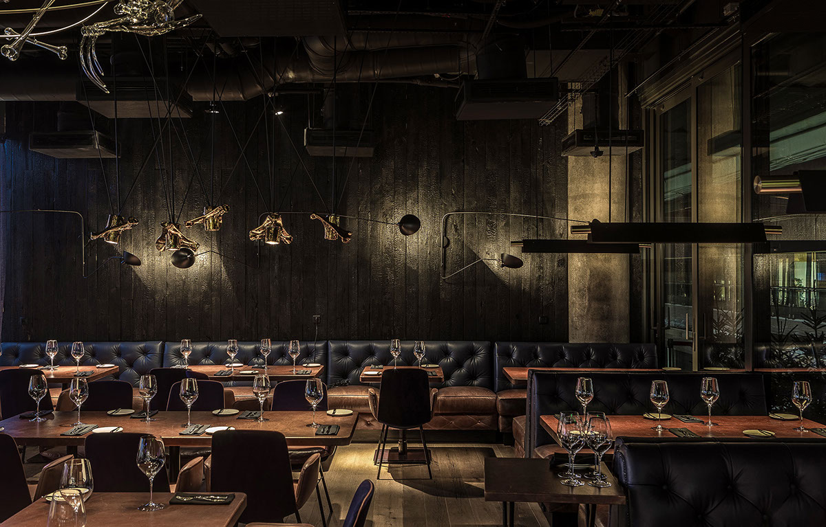 must tsum restaurant Steakhouse design Interior interiordesign yod yoddesignlab Kyiv