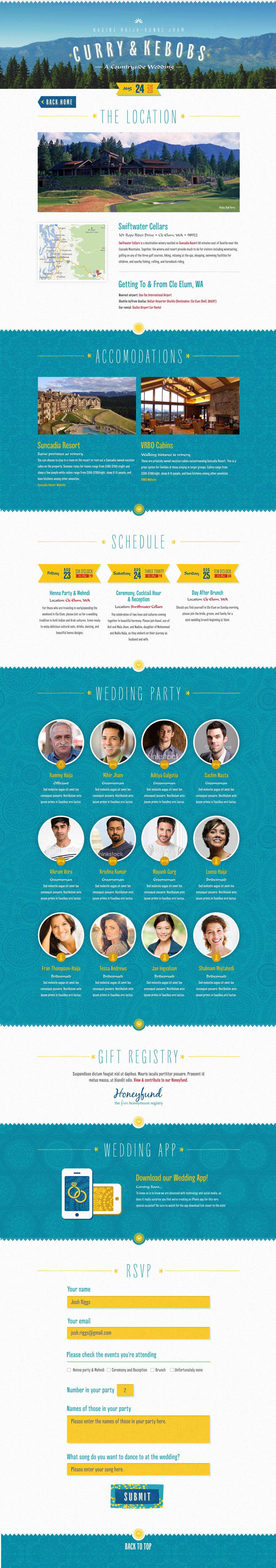 Responsive wedding indian middle-eastern Patterns