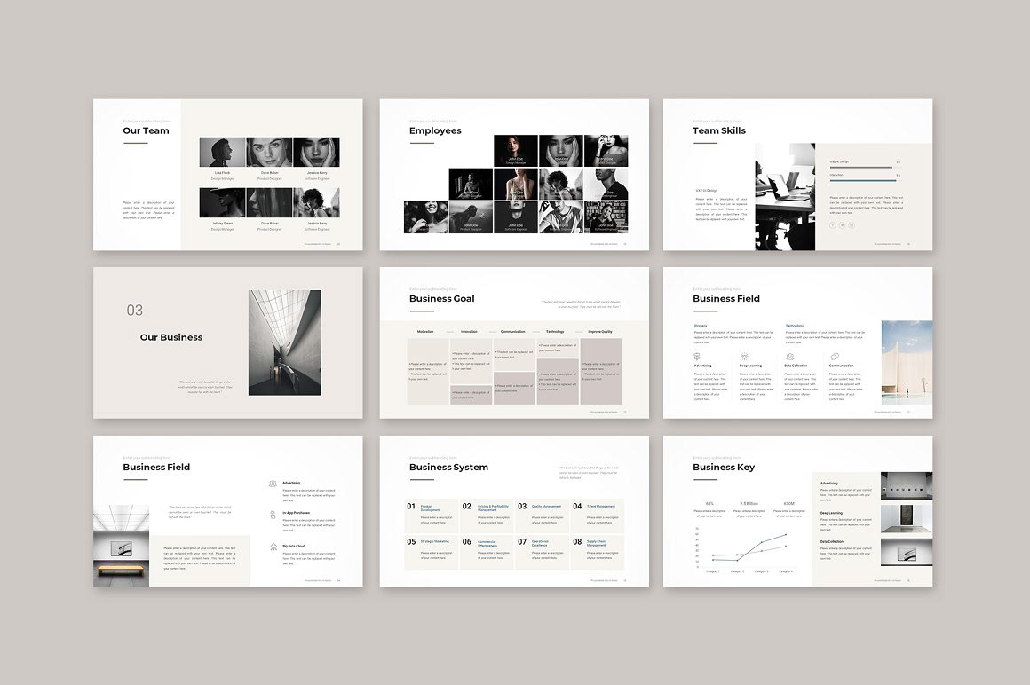 business clean company profile corporate powerpoint template pptx presentation Proposal