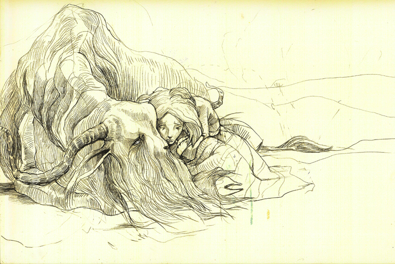 drawings illustrations fantasy fairy tales syfy