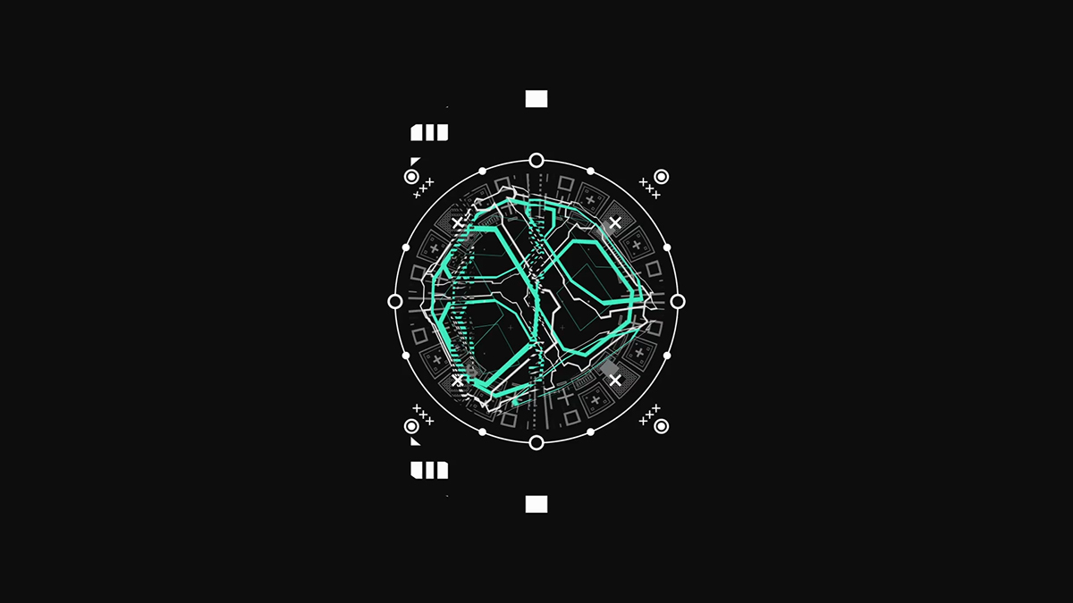 logo reveal motion design FUI HUD Interface Ethnic cyber cyperpunk cypher