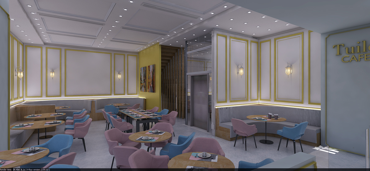 cafe decor Interior design creative tuile Qatar doha villagio mall gulf kuwiat dubai KSA art Limited Edition Studio