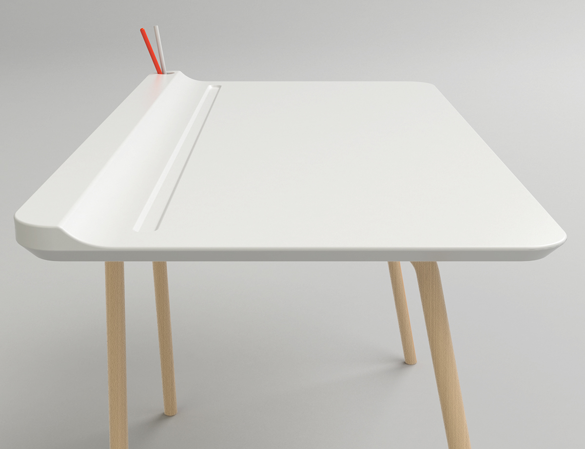 Adobe Portfolio furniture desk metal iconic