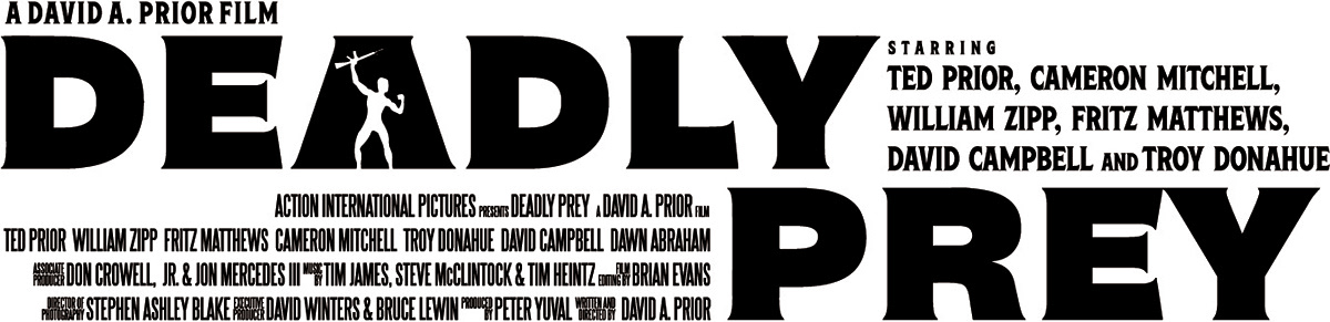 deadly prey movie art movie poster poster Poster Design ted prior typography  