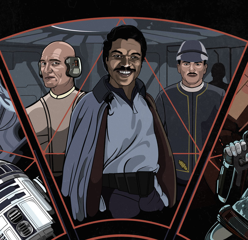 star wars art wheel boba fett Han Solo luke skywalker Space  Sci Fi portrait C3PO R2D2 Leia chewie Hoth