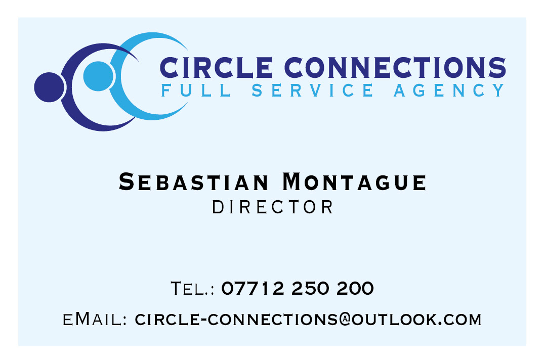 Circle Connections logo Corporate Identity Business Cards