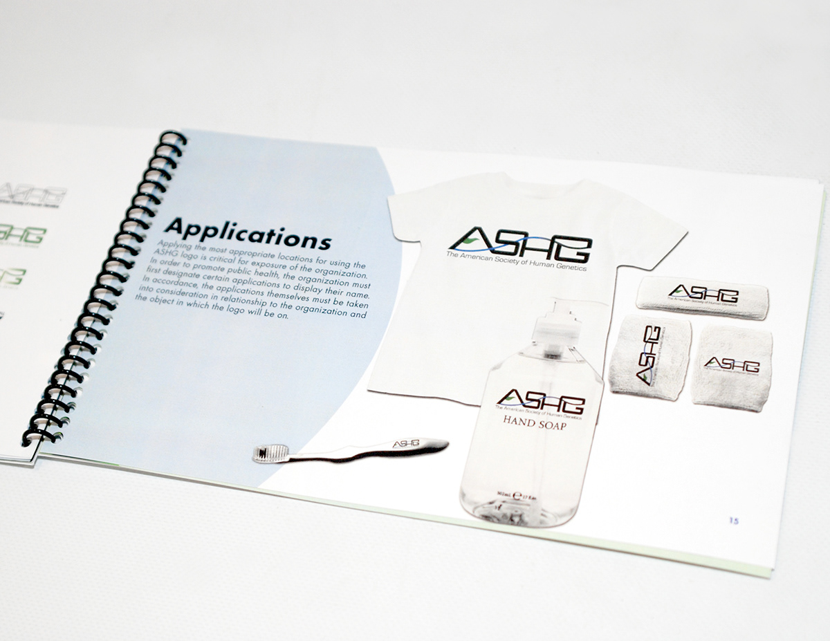 design logo brand print book standards manual graphic standards manual science
