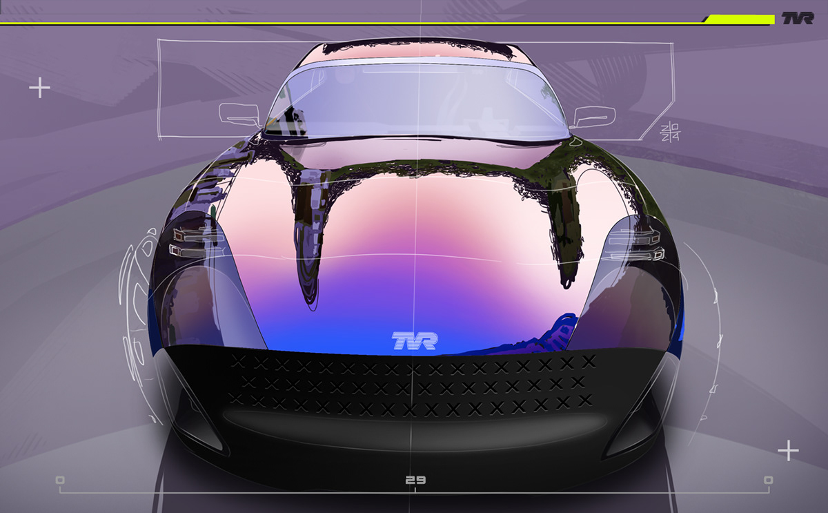 car design Automotive design car sketch Transportation Design TVR photoshop blender Digital Art  suv TVR DESIGN