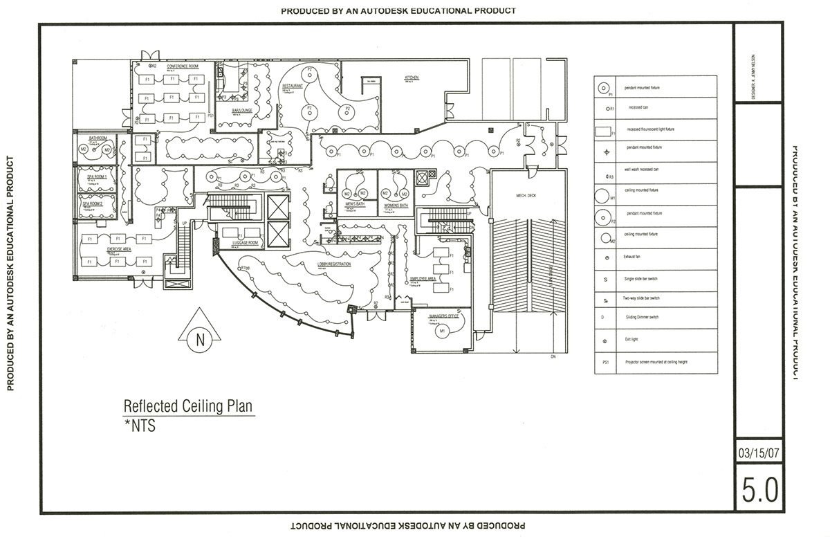 AutoCAD interiors Space Planning