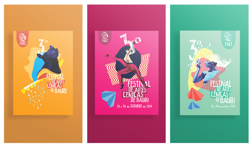 logo festival brand graphic design poster folder collage
