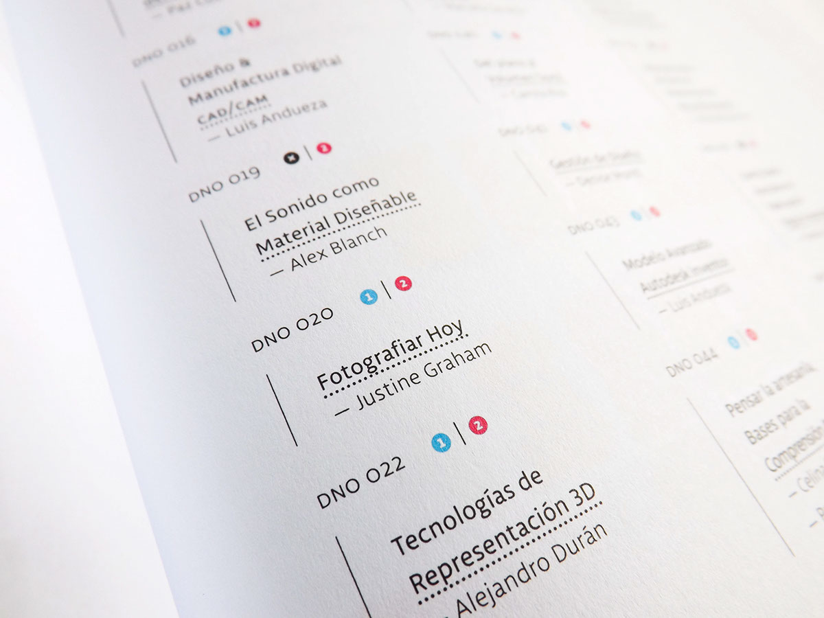 ANNUAL book editorial design school Printing screen type