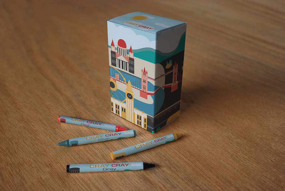 crayons illustrations box crayon box