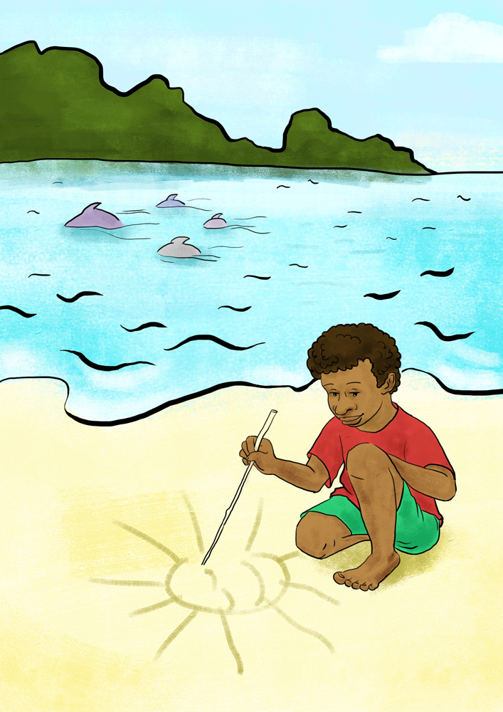 ILLUSTRATION  children's book digital illustration Papua New Guinea
