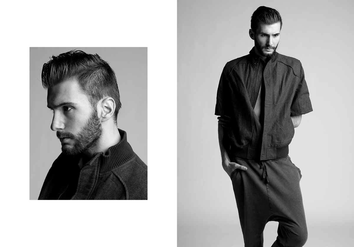 Menswear men's fashion design editorial photoshoot male model model clothes