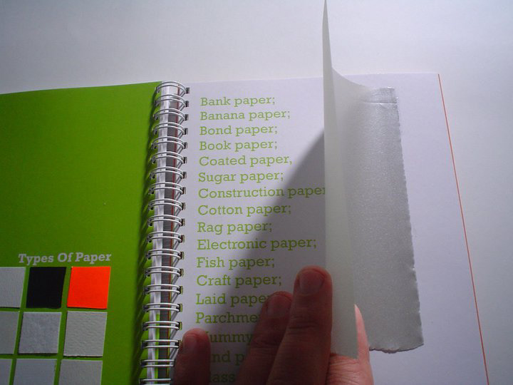 book print green creative die cuts Production package