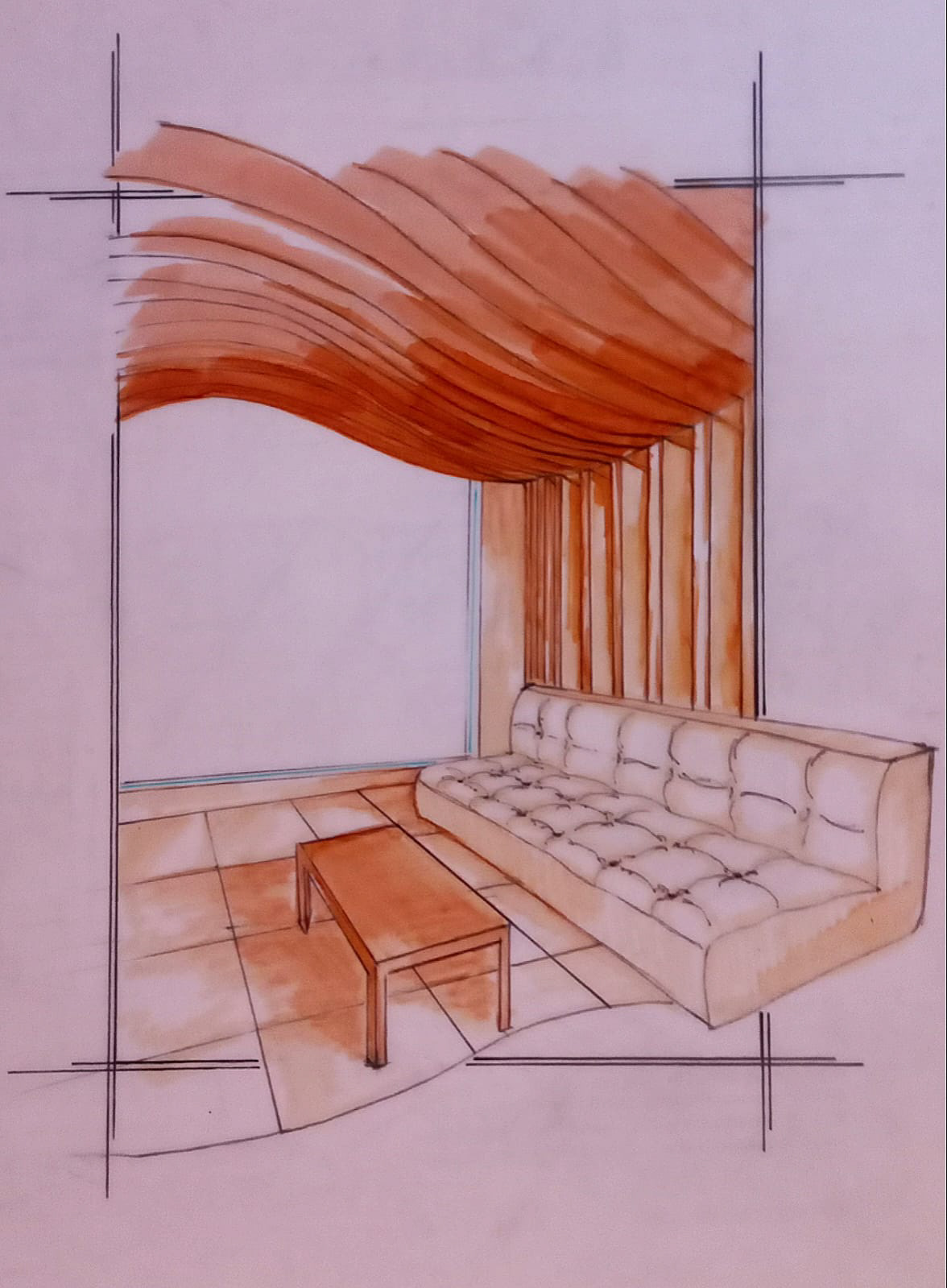 interior sketch