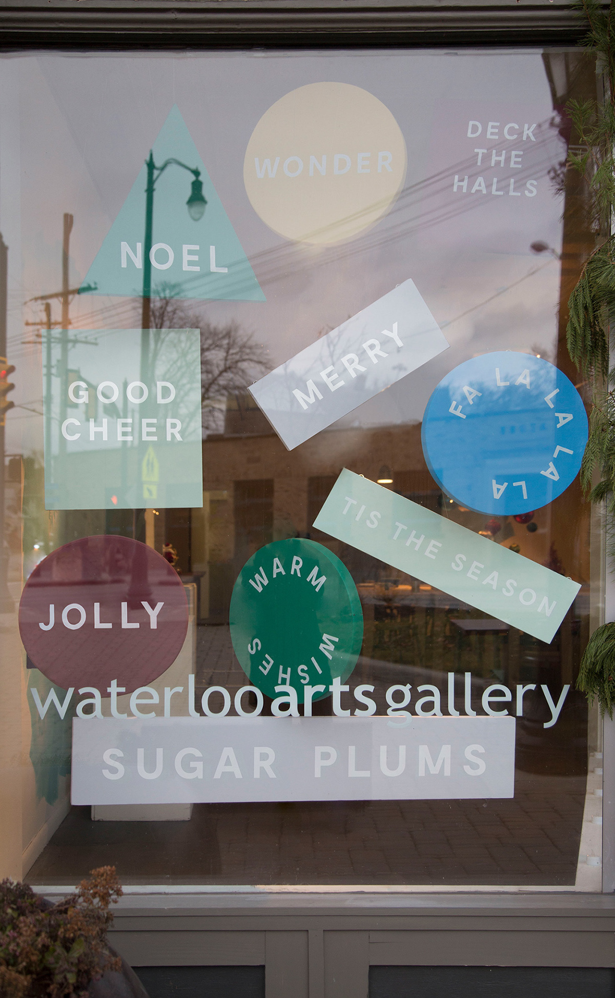 Window Space  Holiday 3D Display Workshop hand-lettering Signage