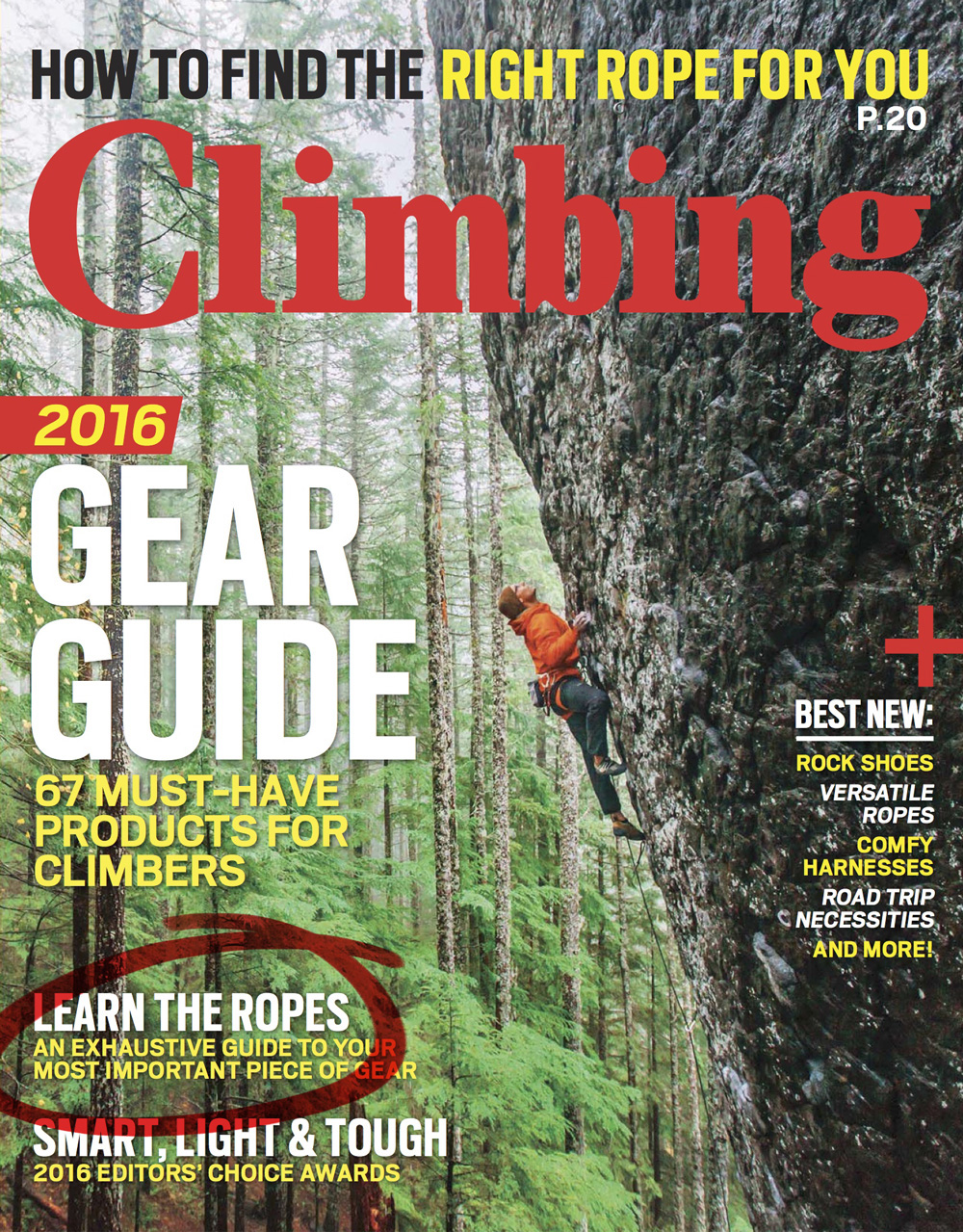climbing rock climbing rope ILLUSTRATION  magazine