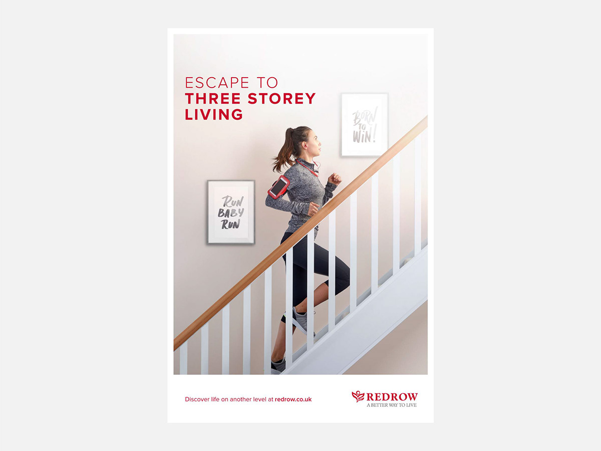 Adobe Portfolio Advertising  campaign gym home Rockstar Space  Staircase
