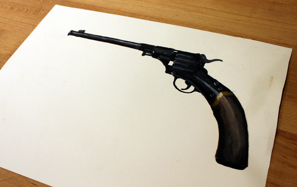 poster  rene magritte  Une Pipe gun control  aiga  Social Design