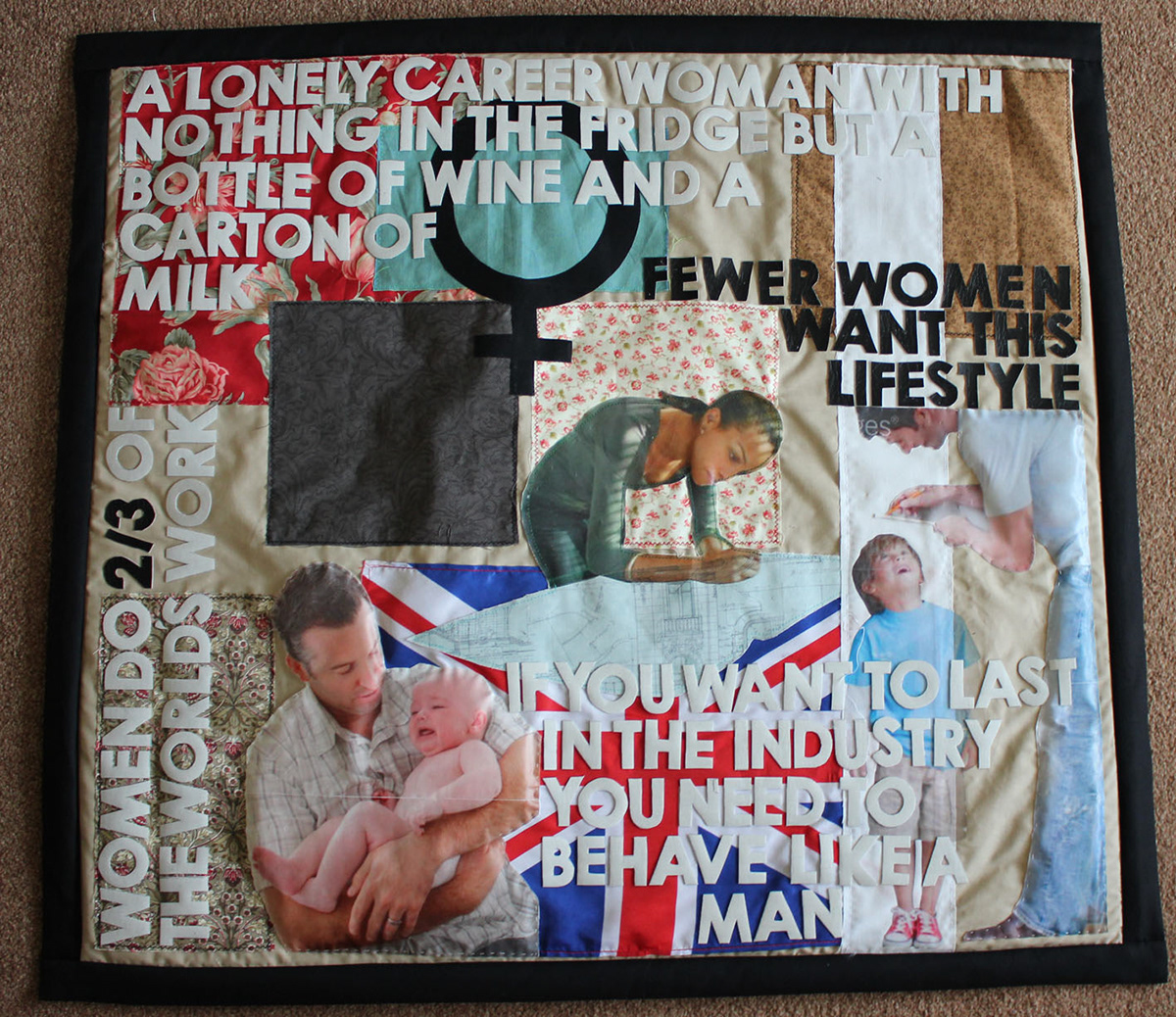 quilt sewing Gender equality Gender inequality Genital manipulation Polygamous Domestic slavery union jack Women at work women men man woman