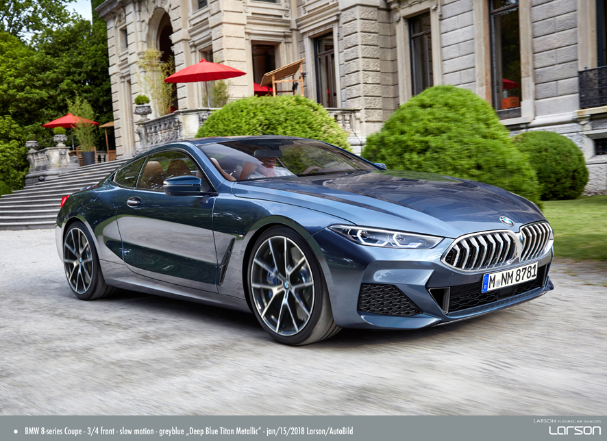 BMW 850i larson Photo-Illo launch 2018 production car 8-series AutoBild autoswiat