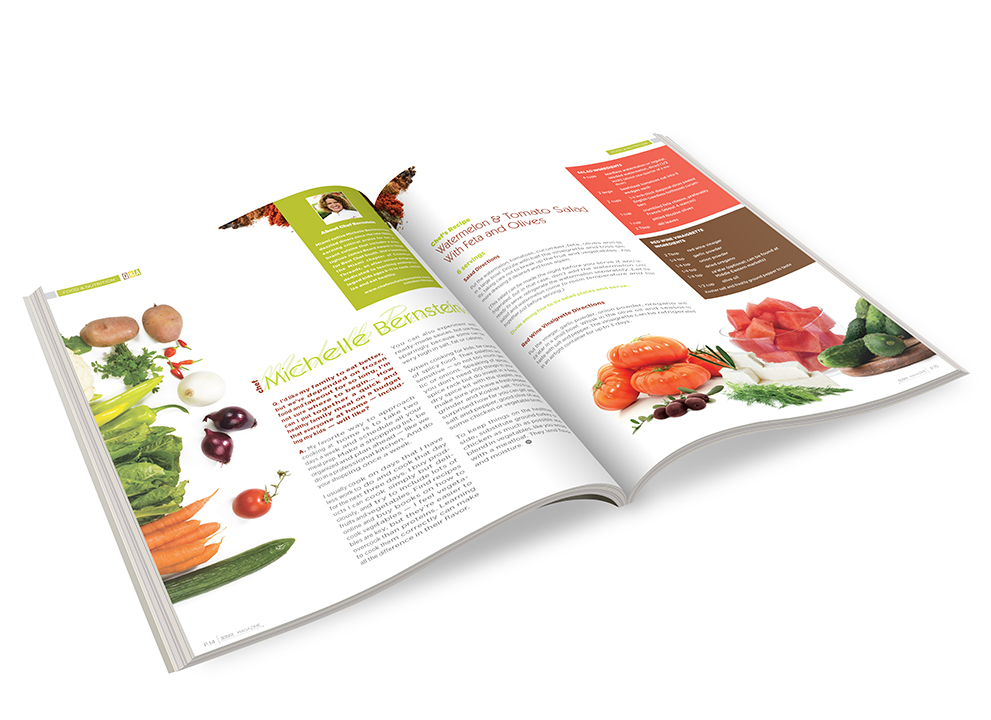 magazine print miami FIT Wellness publication design
