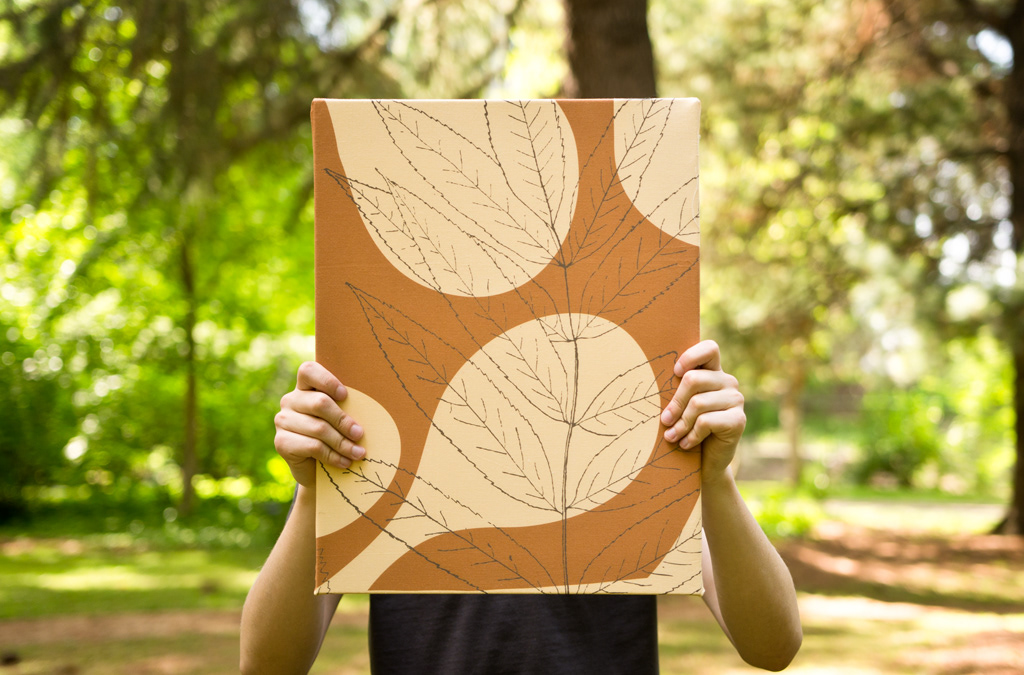 brand Adventurous topography leaves Nature leaf map California trails outdoors