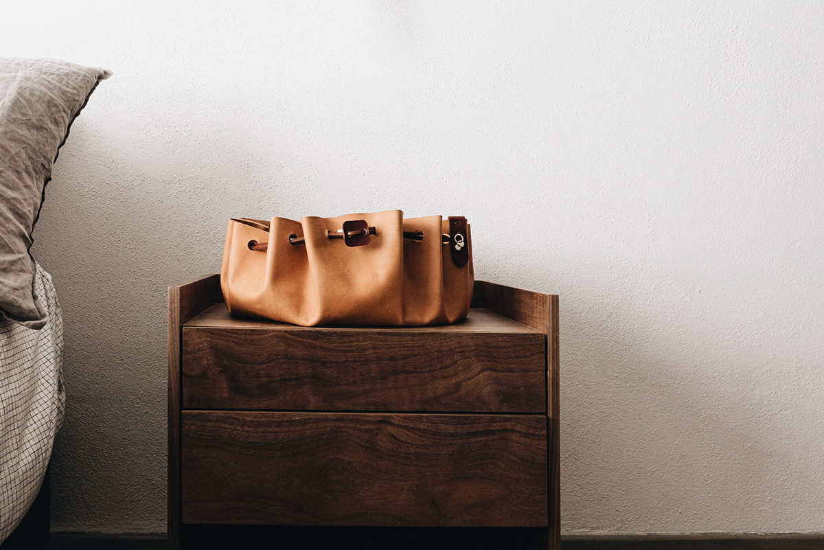 adolfo navarro bag containers home homeware leather mexico piel product design