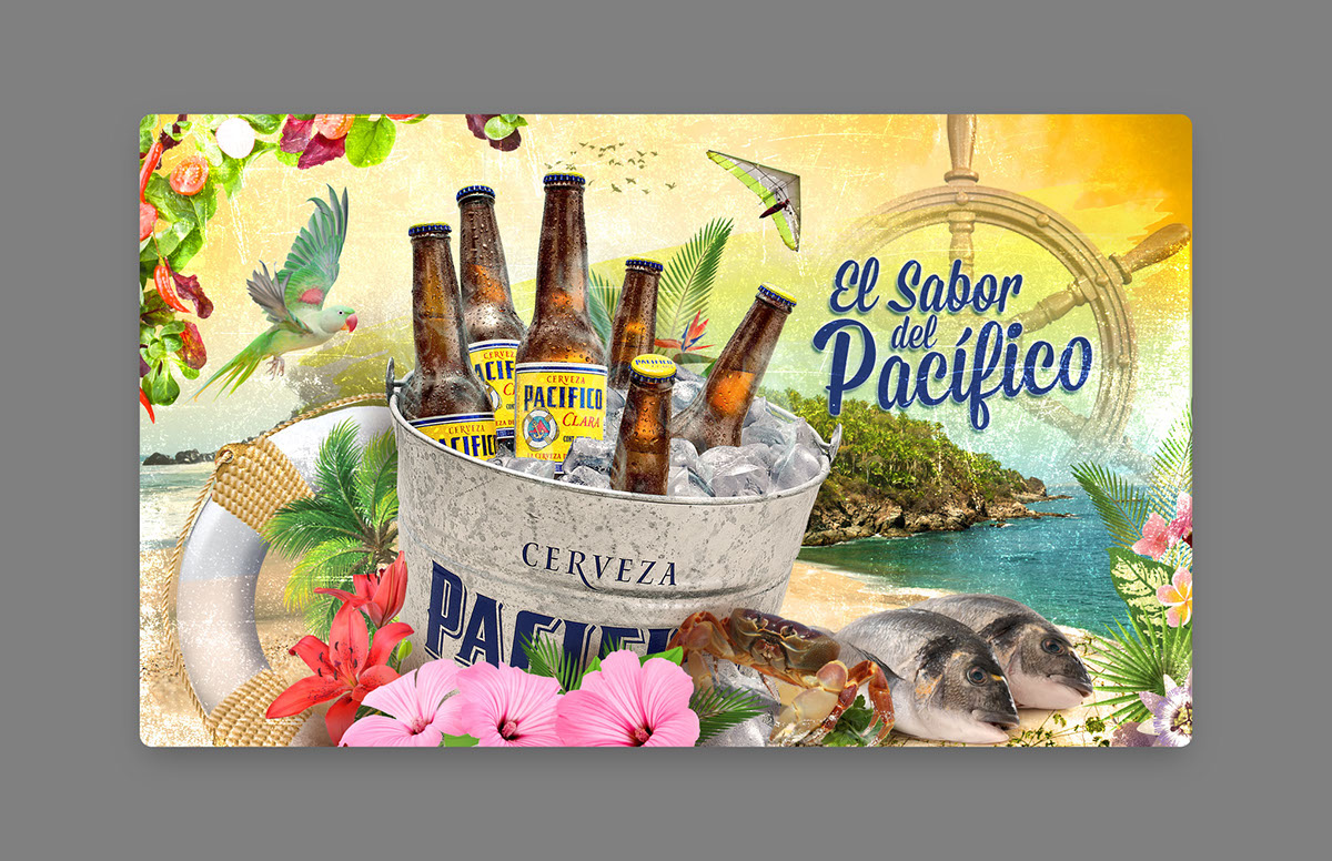 cerveza pacifico Manteletas etiquetas Sabor comida bebida alcohol grupo modelo playa mazatlan venados beisbol liga del pacífico ballena