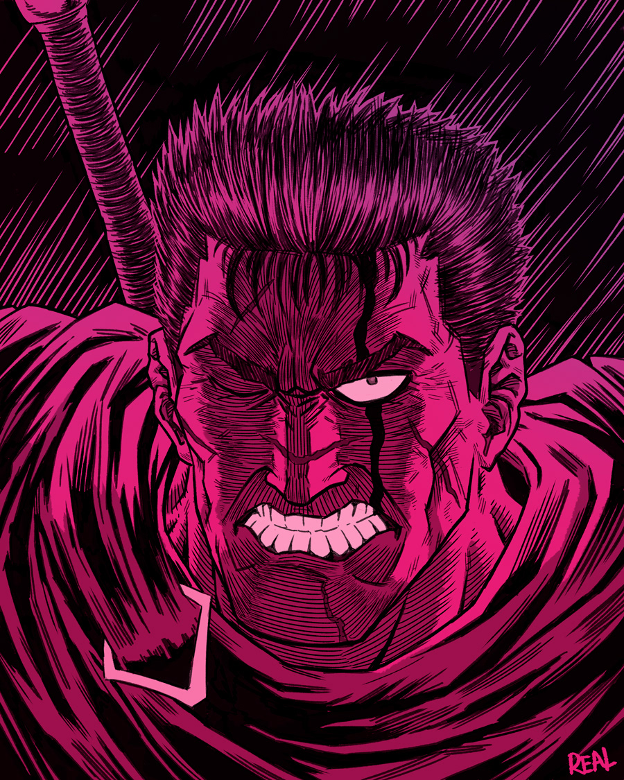 Berserk anime manga guts otaku joserealart comicbook Dynamic