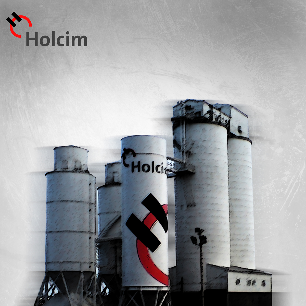 Holcim big Brands designing photoshop Unique Style minimal vector PS