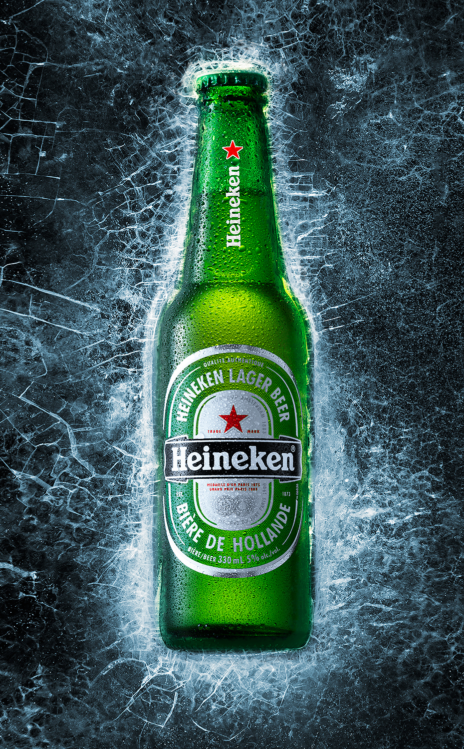 heineken Icy Beer Beer Crash ice blocks