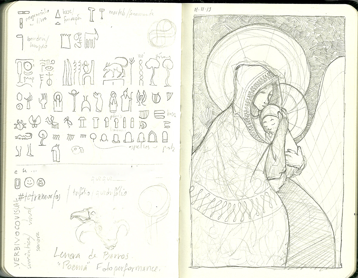 sketch sketchbook séghen daemonia nymphe orisha Yoruba Iron Kingdoms mythology