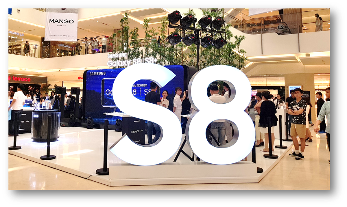 Samsung S8 saigoncenter vietnam studio
