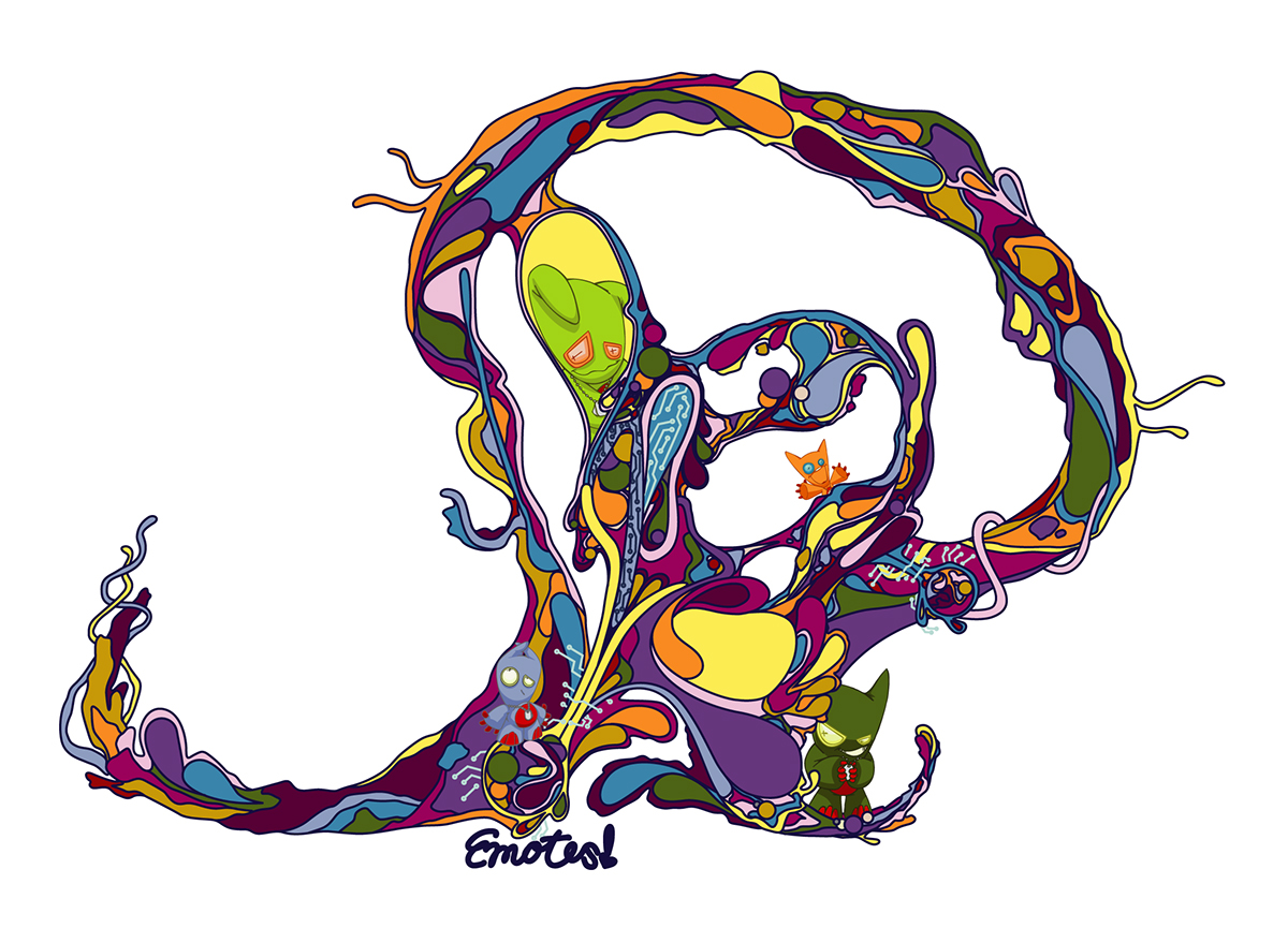 emotes limbic system logo brain evergrow