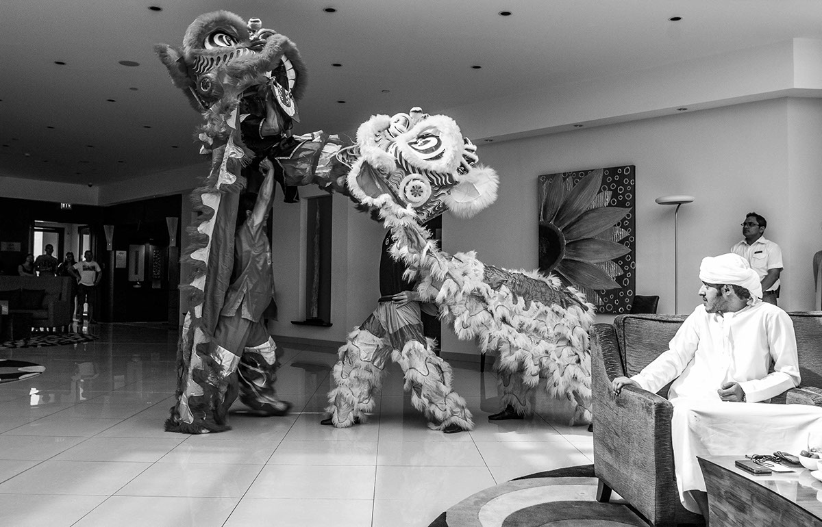 chinese new year UAE dragons