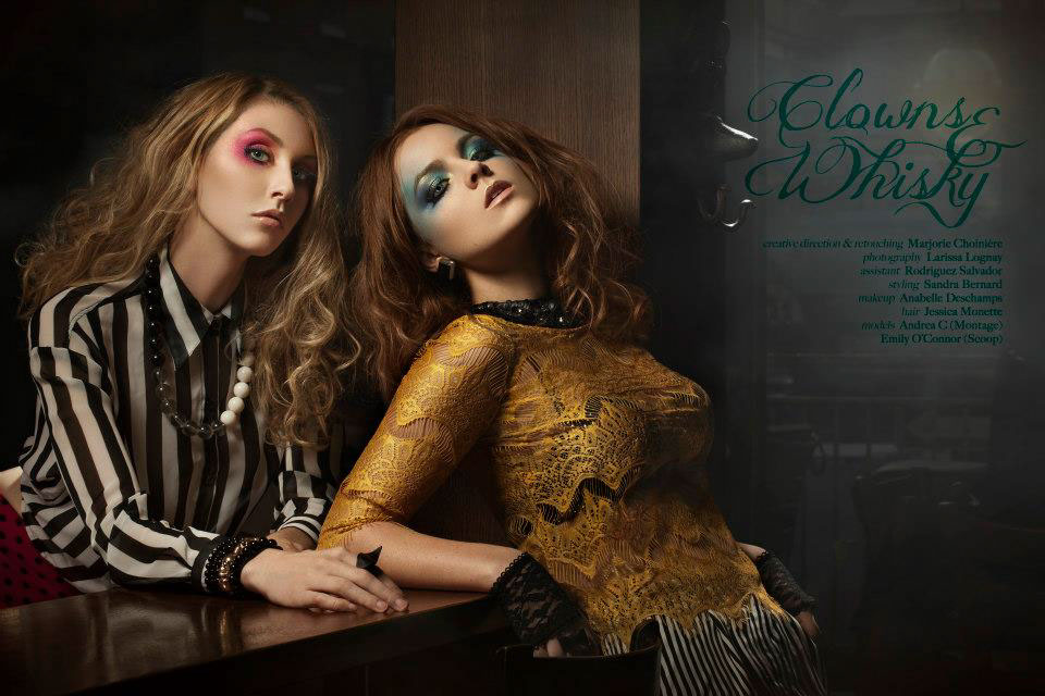 photoshoot  shooting  shoot  MODEL  models   Clowns  bar  Makeup  beauty  editorial  Magazine  smoke  costume