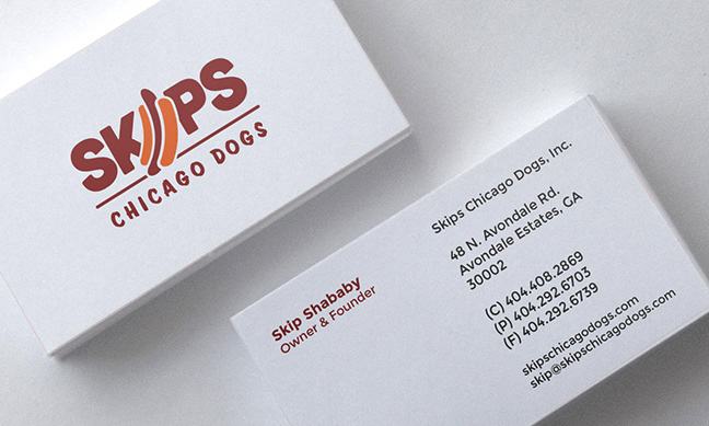 logo identity Food  restaurant hot dog
