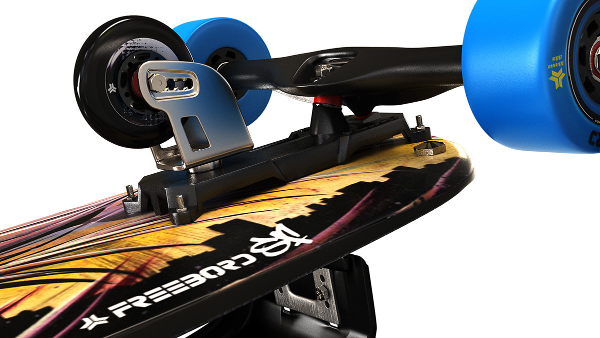 Freebord 3D  skate snowboard 3d drop  road