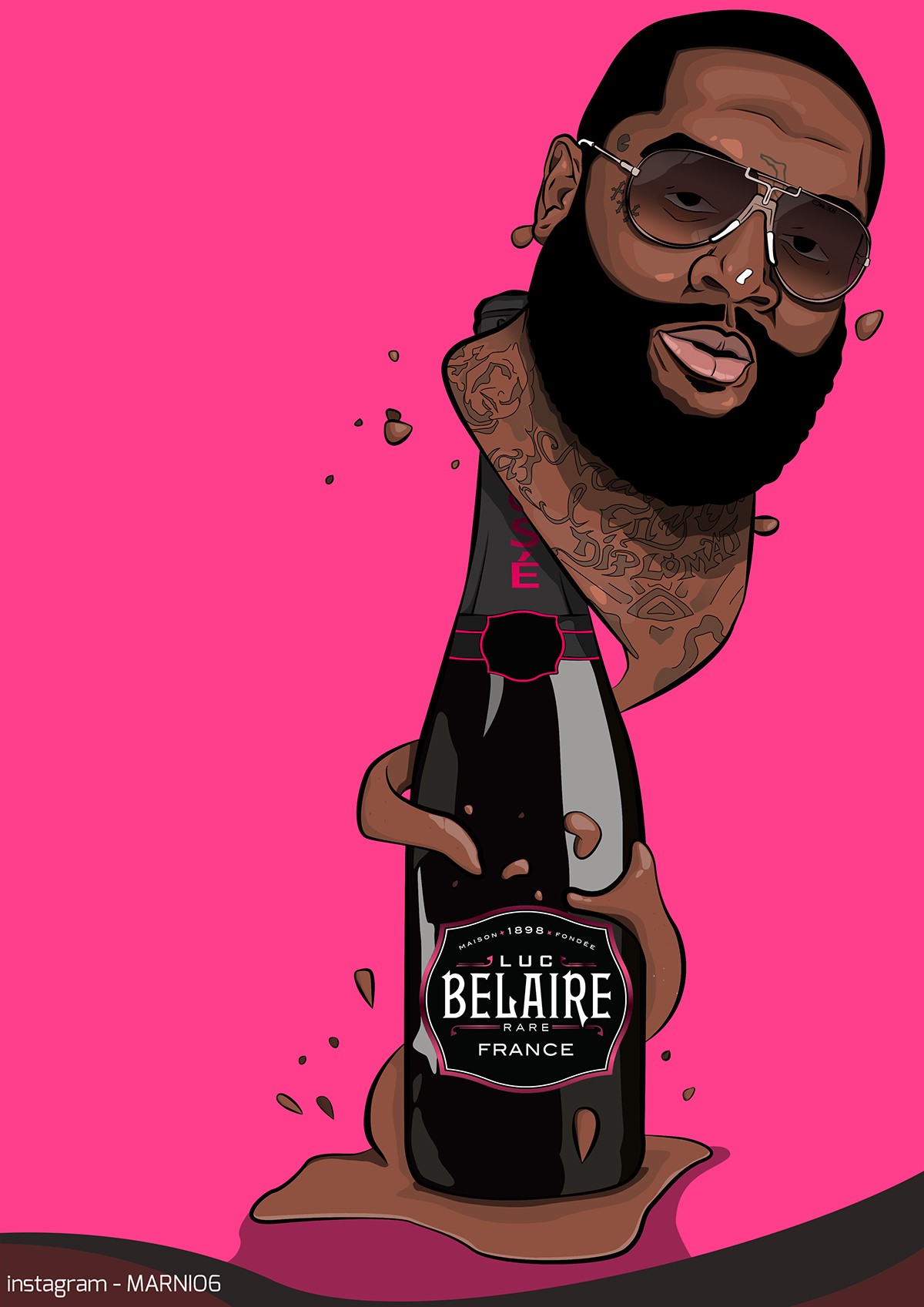 Rappers hennessy belaire rose ace of spades Jay Z tupac nas RickRoss  Pdiddy mmg killuminti makaveli liquor instagram hiphop