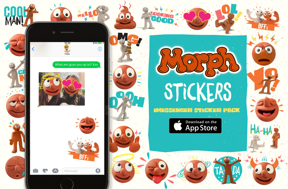 morph aardman animation  design Emoji mobile graphic design  branding  celebration motion grahics